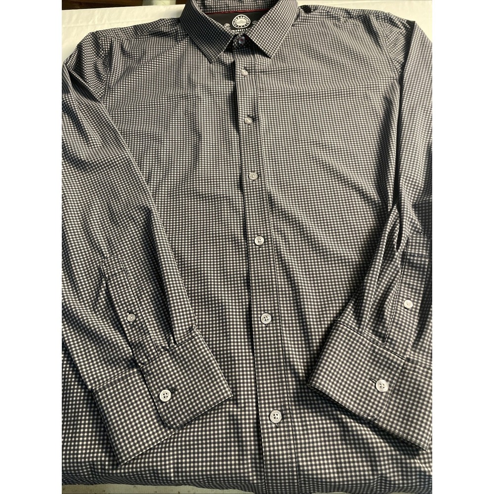 Flag And Anthem Extra Large Men's Long Sleeve Shirt, Four-Way Stretch Wrinkle Fr